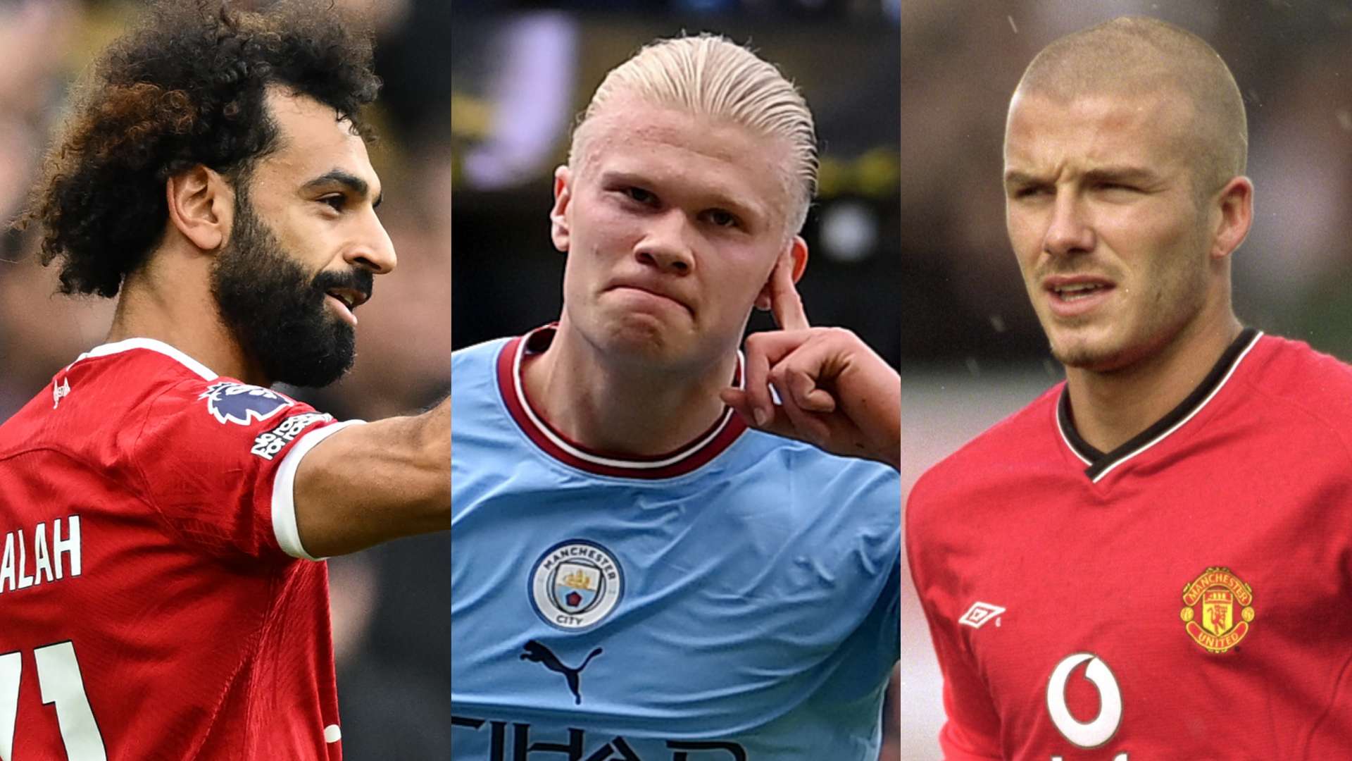 Mohamed Salah Erling Haaland David Beckham