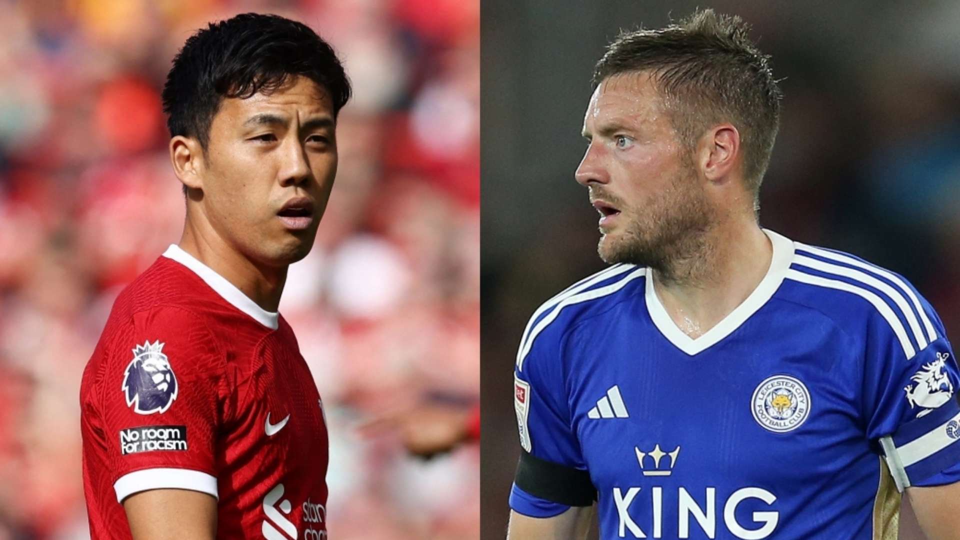 Wataru Endo Liverpool Jamie Vardy Leicester