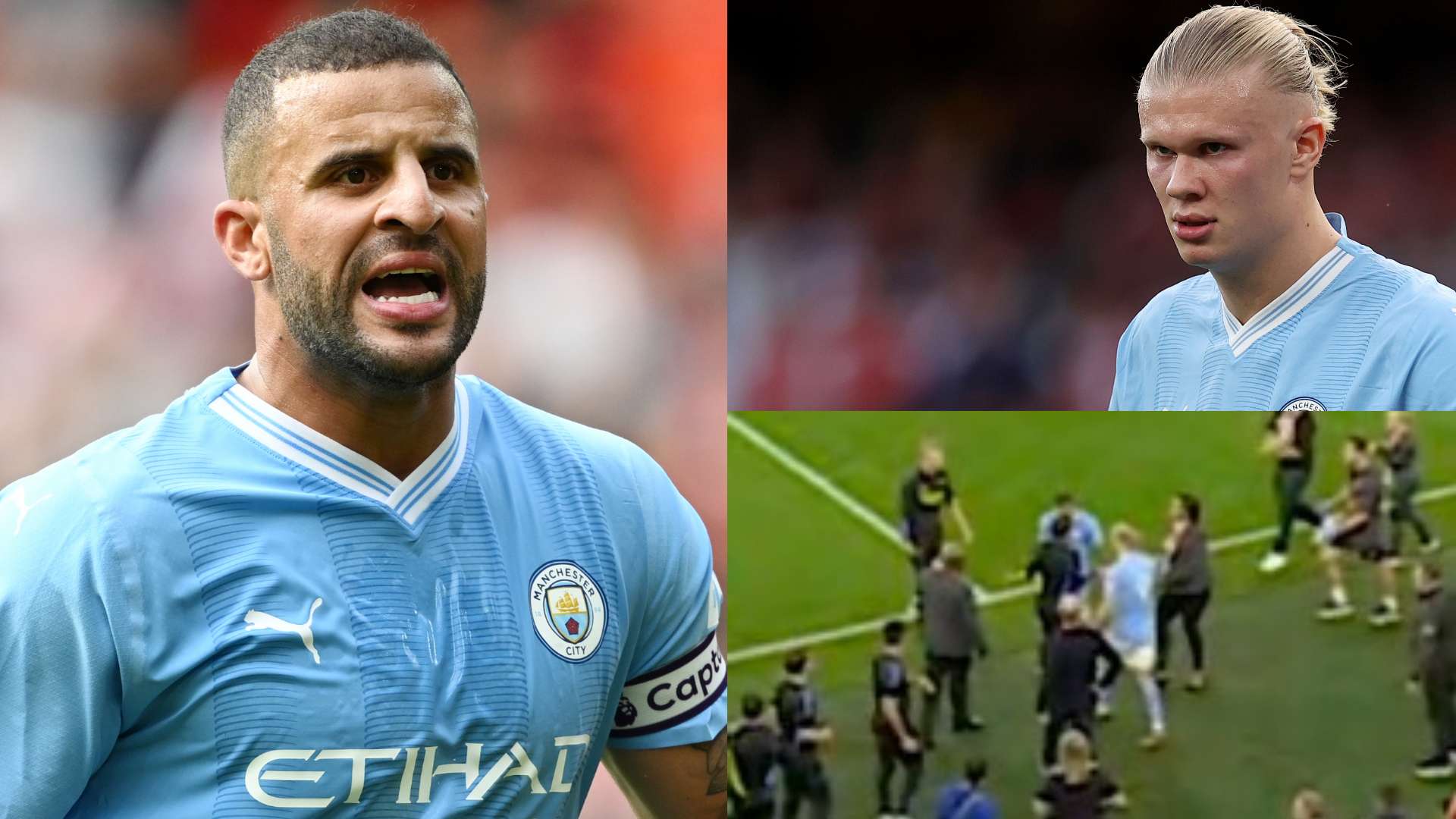 Kyle Walker Erling Haaland Nicolas Jover Arsenal Manchester City 2023-24