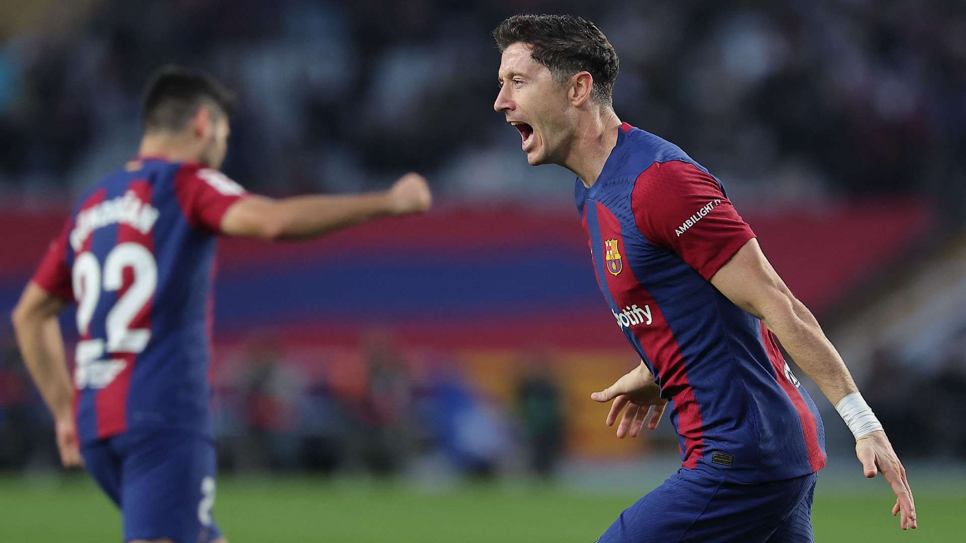 ROBERT LEWANDOWSKI BARCELONA LALIGA 12112023