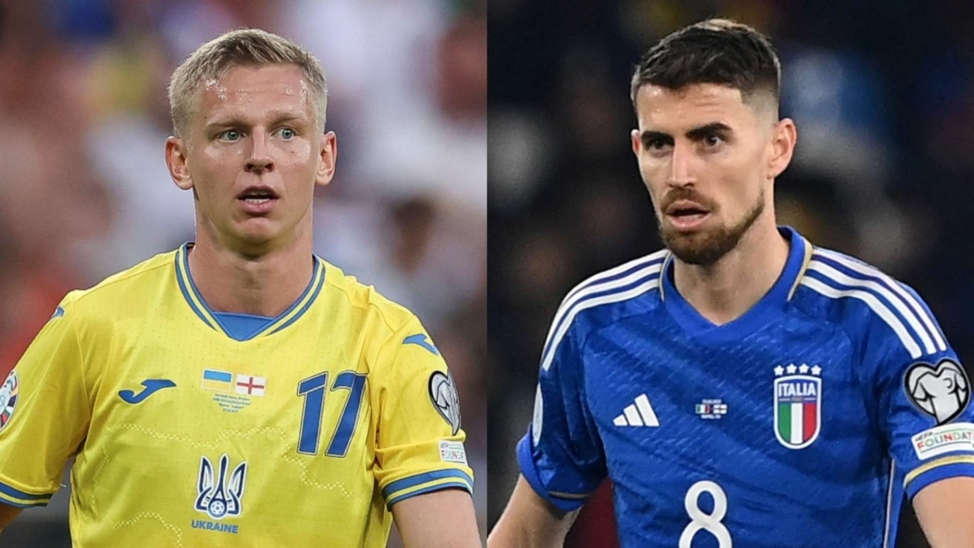 Oleksandr Zinchenko Ukraine Jorginho Italy