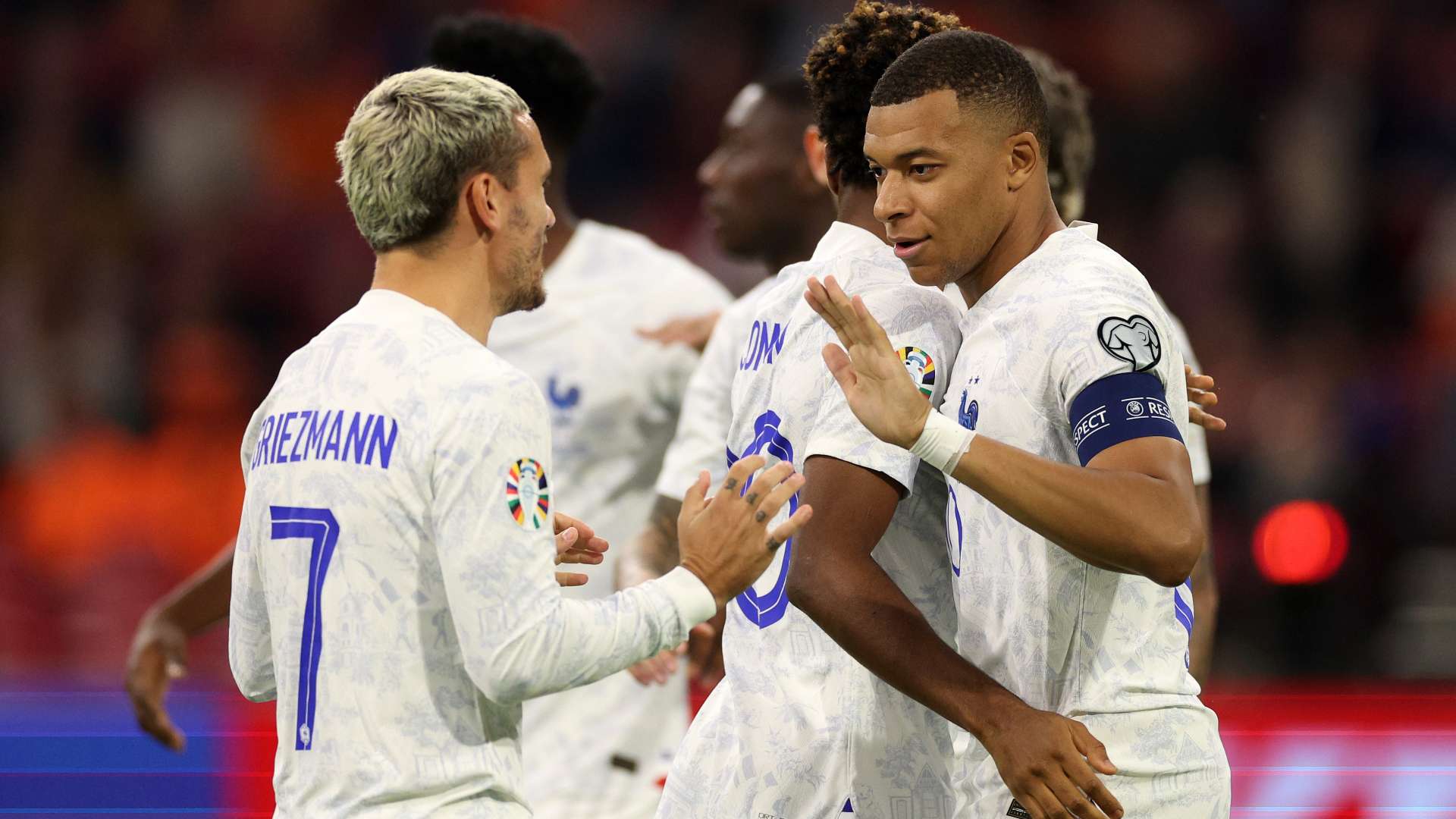 Kylian Mbappe Antoine Griezmann Netherlands France 13102023