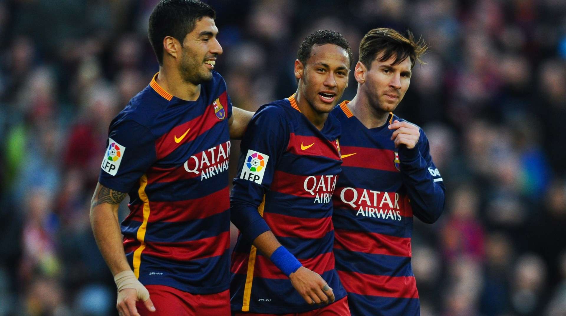 messi suarez neymar