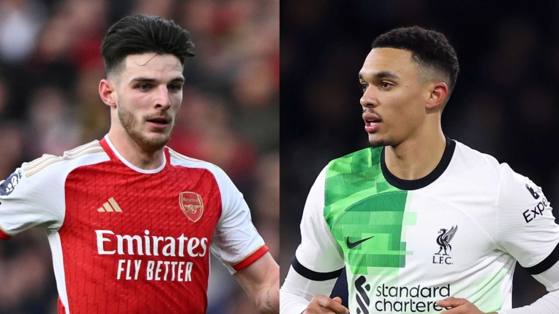 Declan Rice Arsenal Trent Alexander-Arnold Liverpool