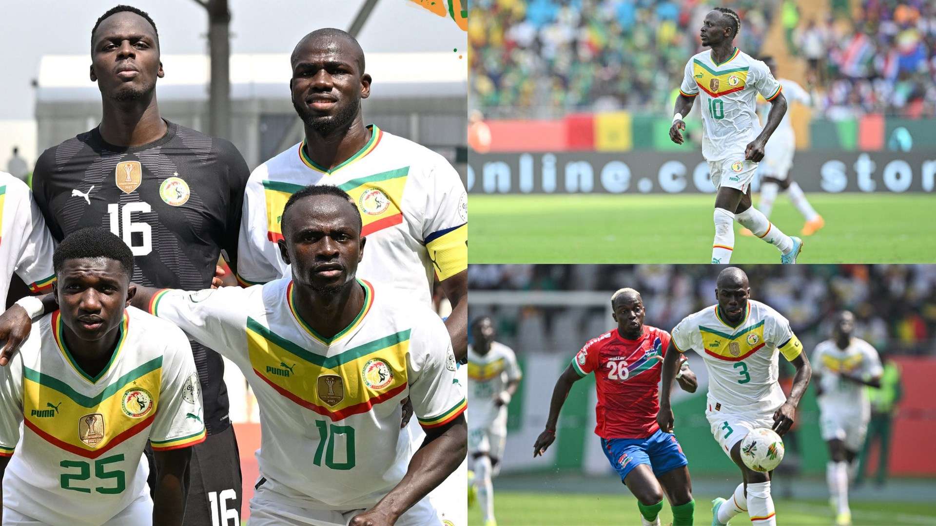 Senegal - Sadio Mane - Kalidou Koulibaly