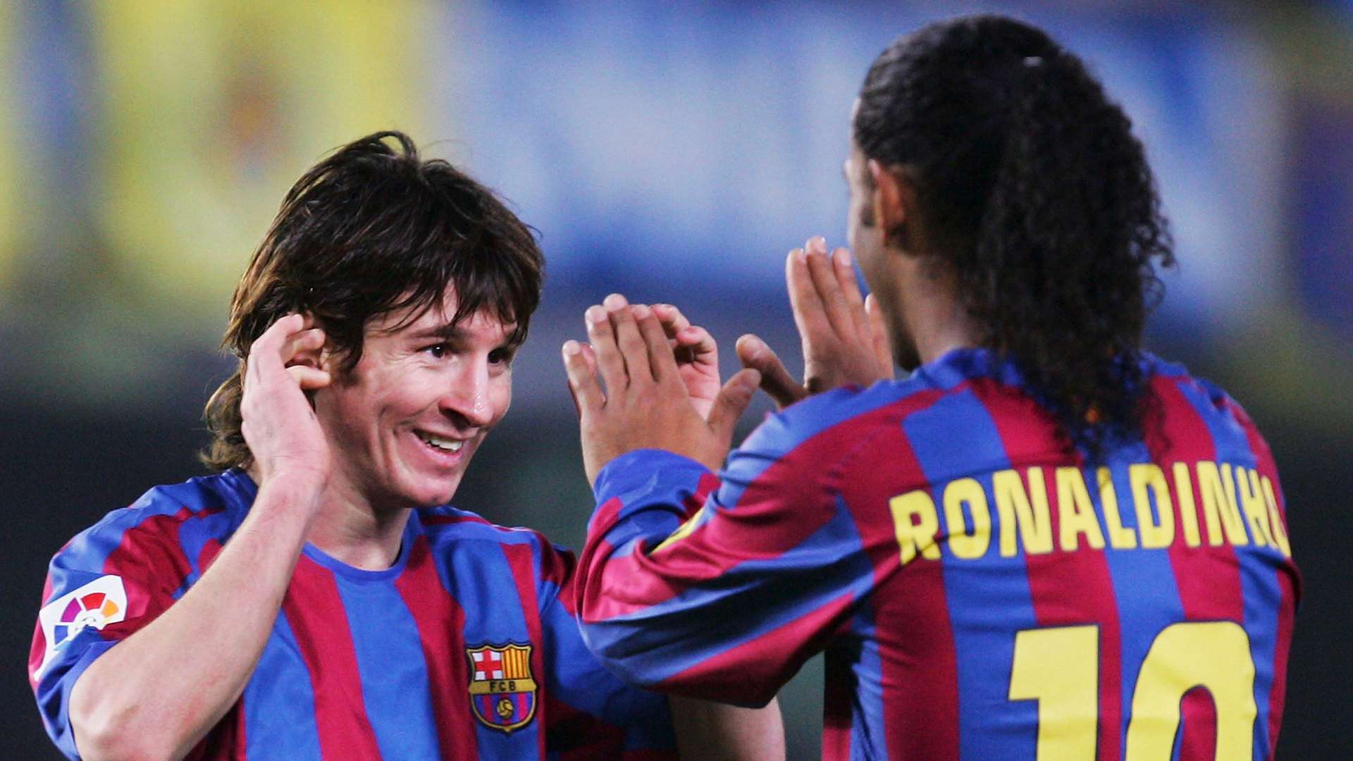 Lionel Messi Ronaldinho Barcelona