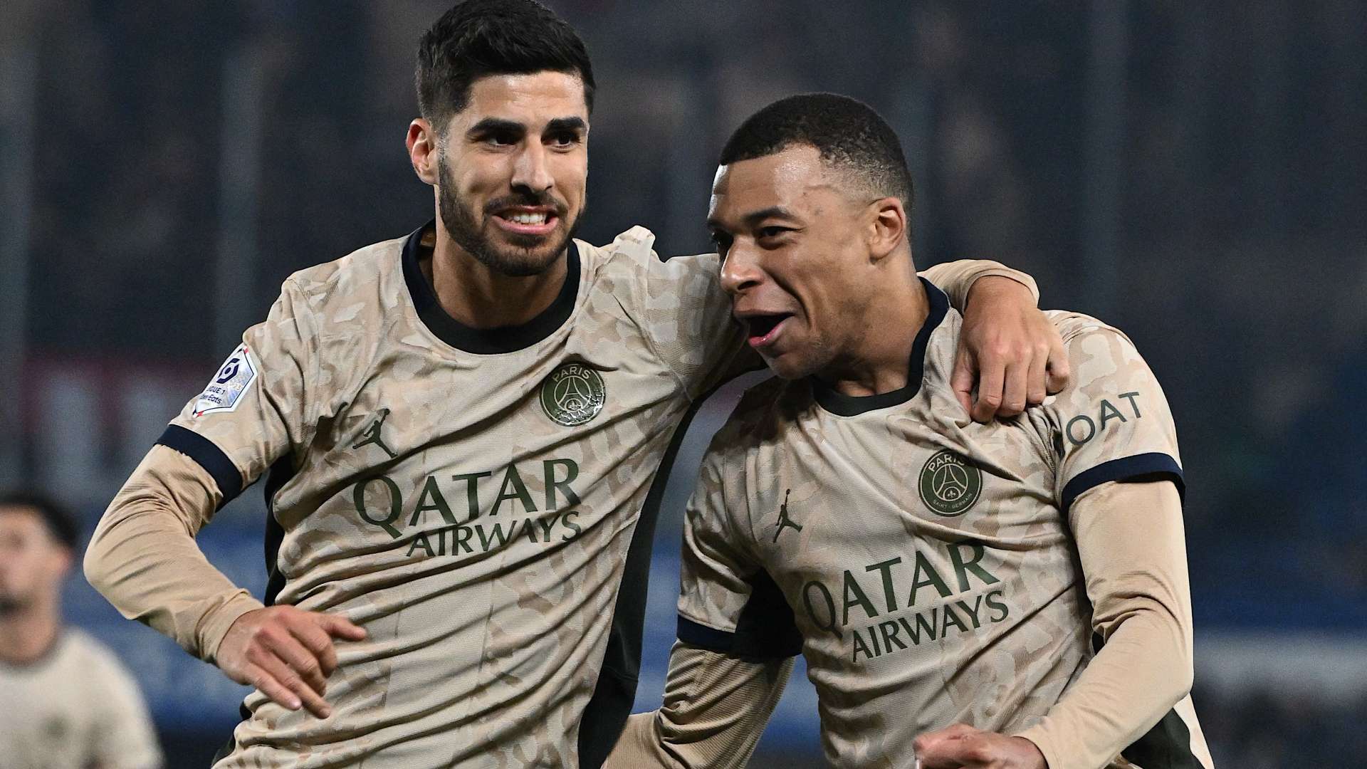 Kylian Mbappe Marco Asensio Strasbourg PSG Ligue 1 02022024