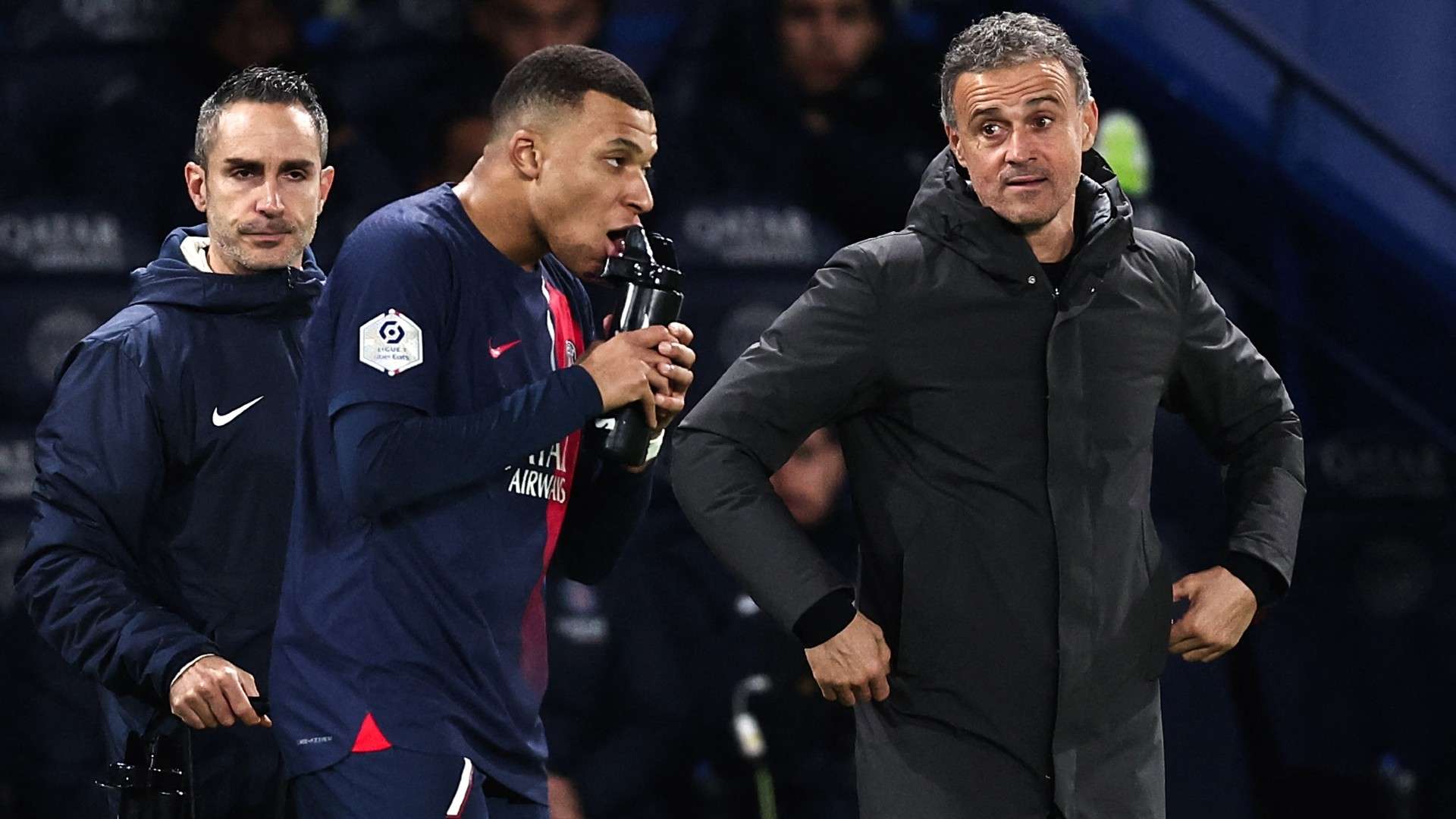 Kylian Mbappé Luis Enrique PSG 2024