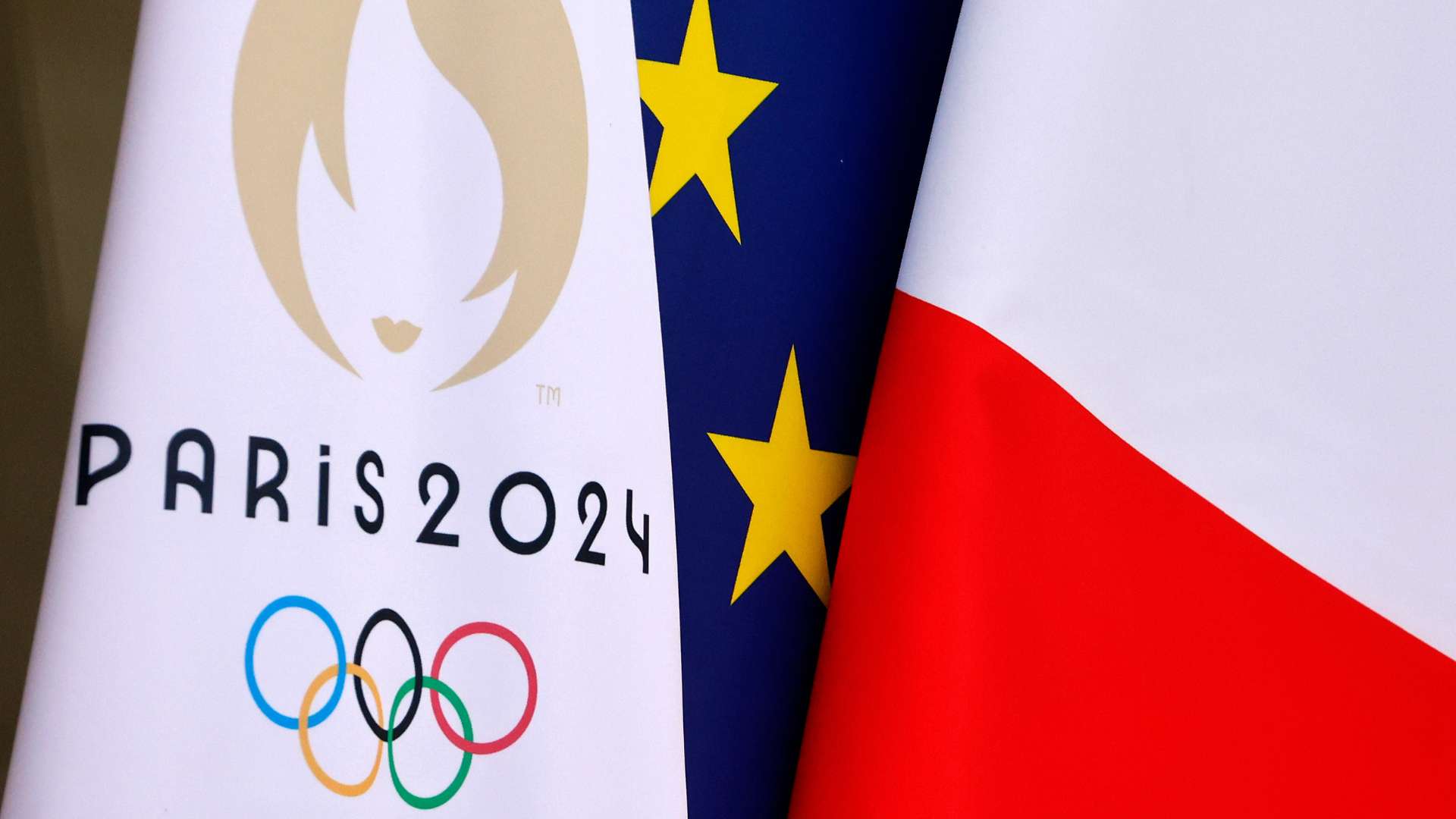 Paris 2024 Olympics Flag