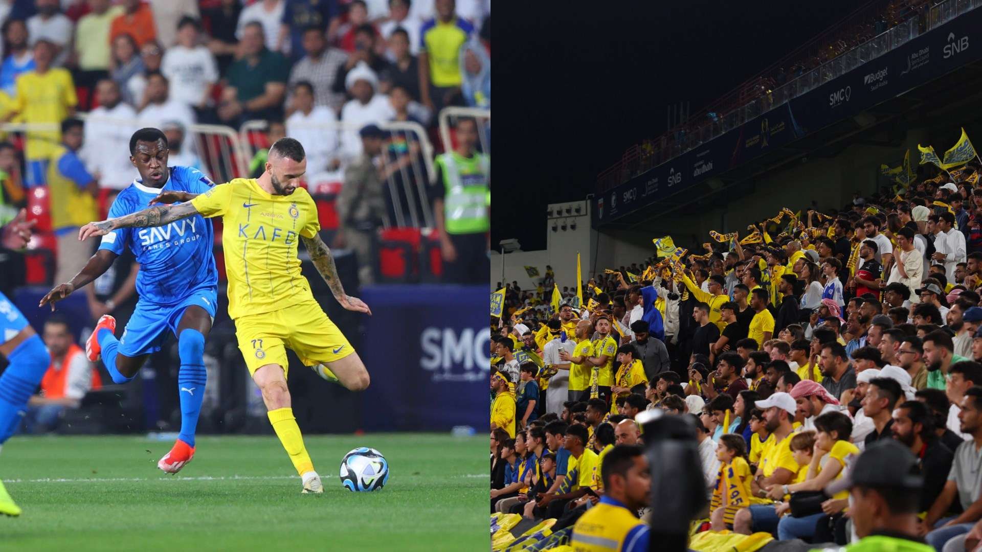 Marcelo Brozovic Nassr Fans Hilal Super Cup 2024