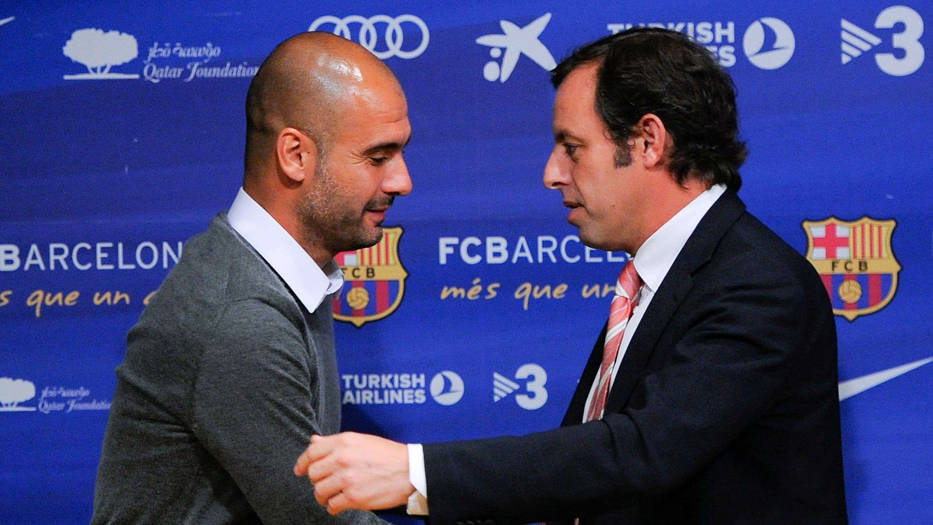 Pep Guardiola Sandro Rosell