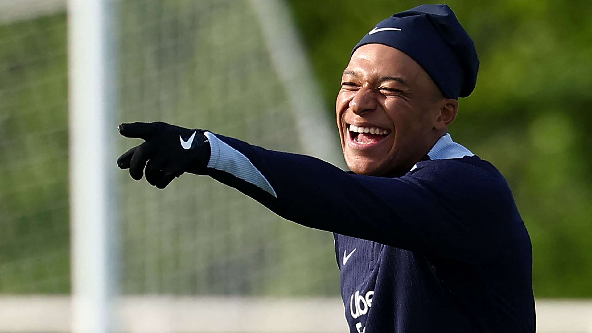 Kylian Mbappe France training 2024