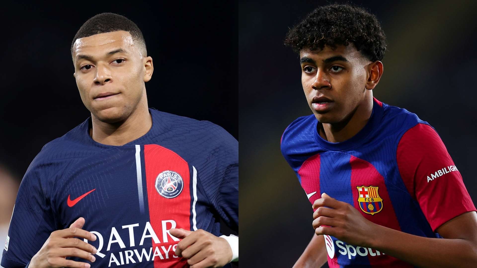 Kylian Mbappe PSG Lamine Yamal Barcelona