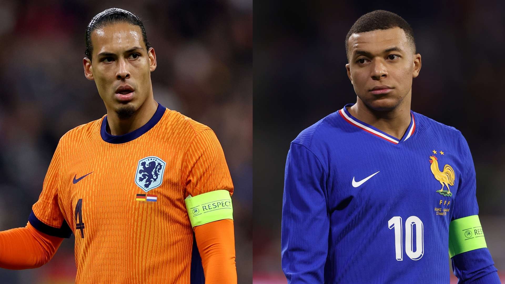 Virgil van Dijk Netherlands Kylian Mbappe France