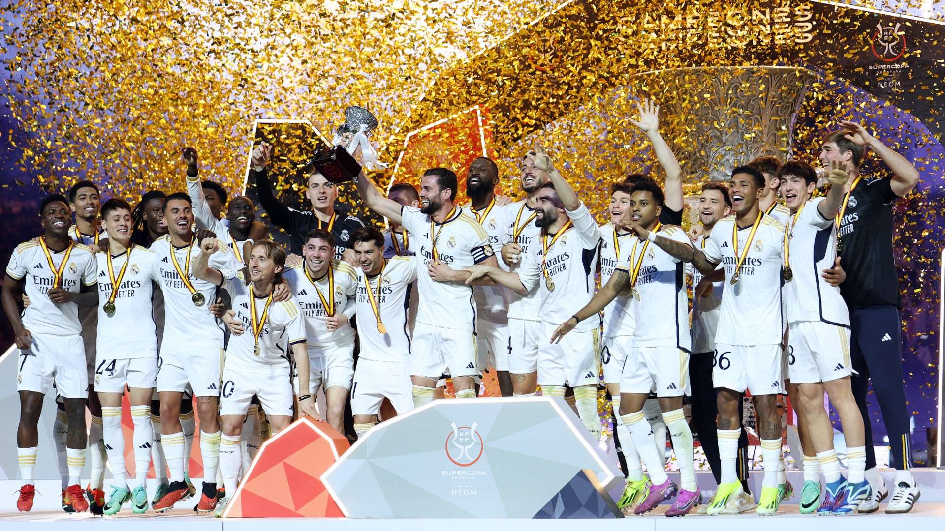 real madrid celebrate-super cup-20240114