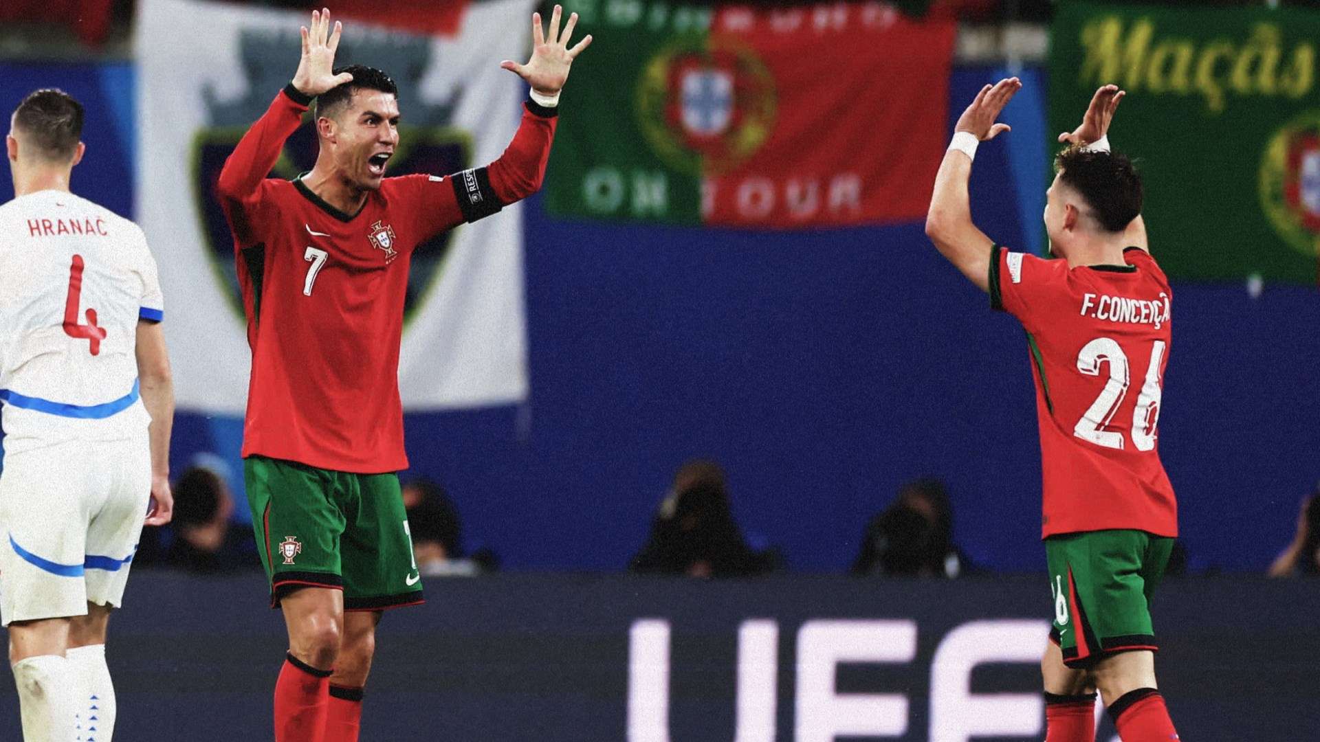 Cristiano Ronaldo Francisco Conceicao Portugal Czech Republic Euro 2024