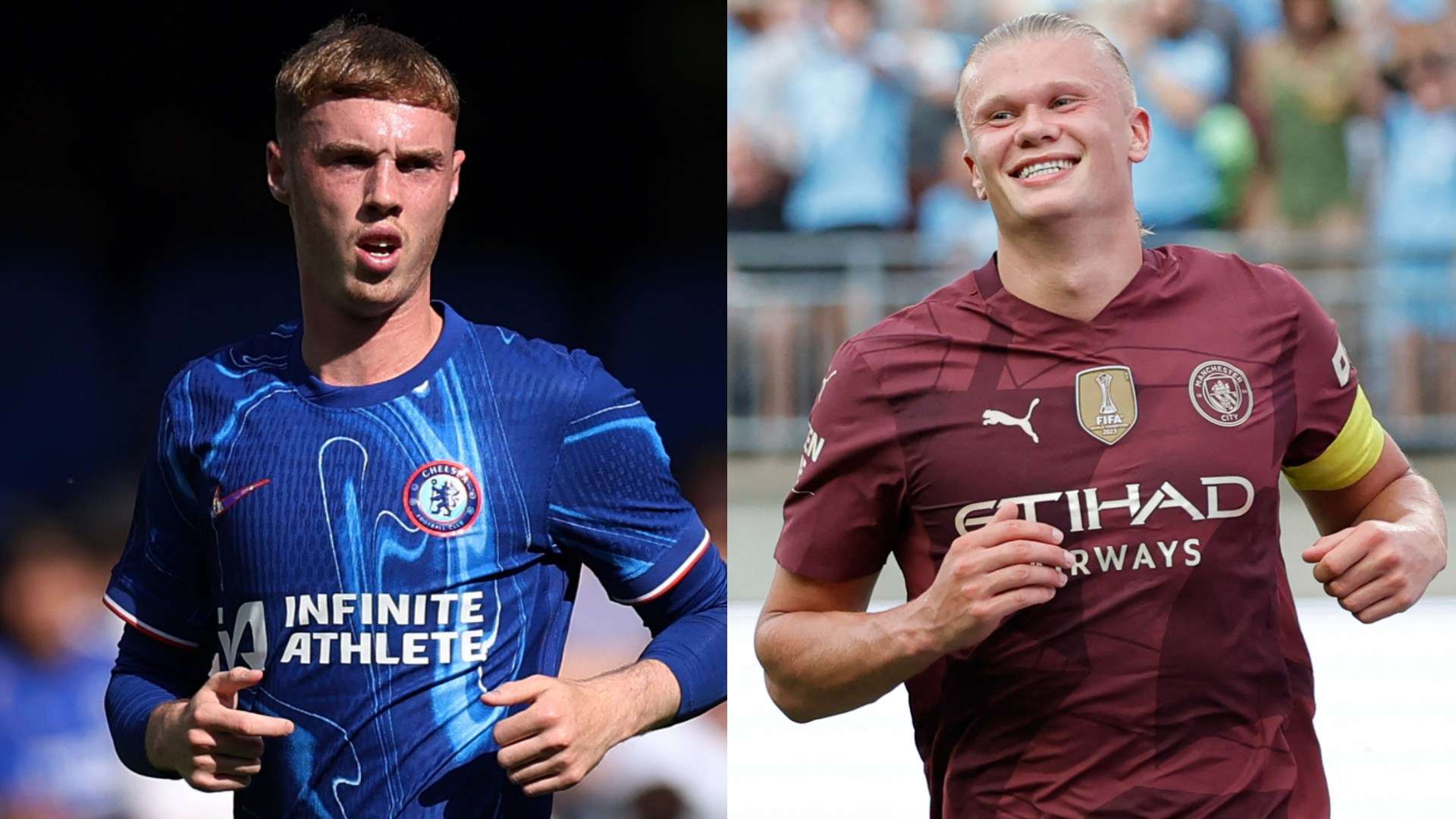 Cole Palmer Erling Haaland Chelsea Man City 2024-25