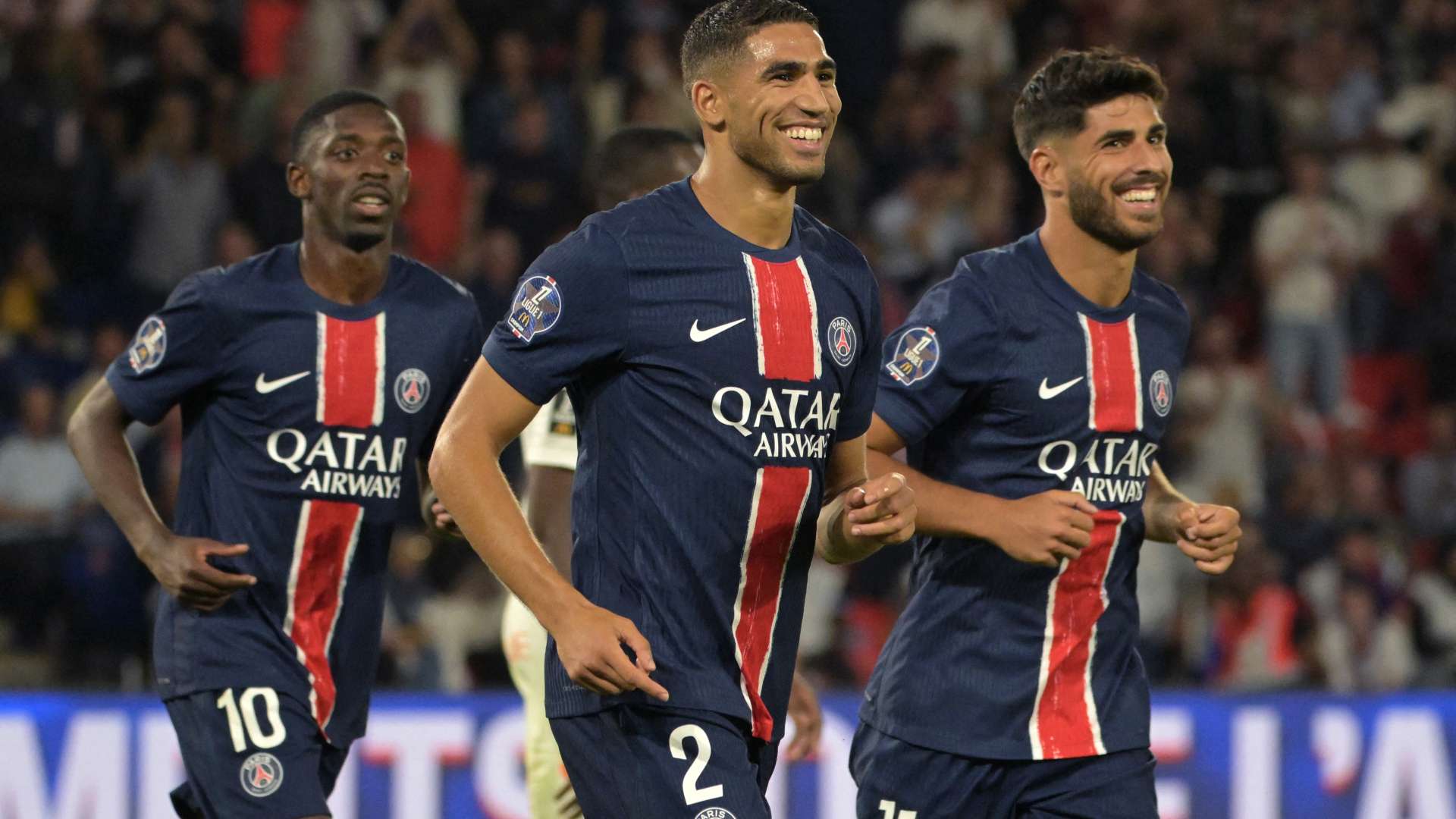 Achraf Hakimi PSG Montpellier Ligue 1 23082024