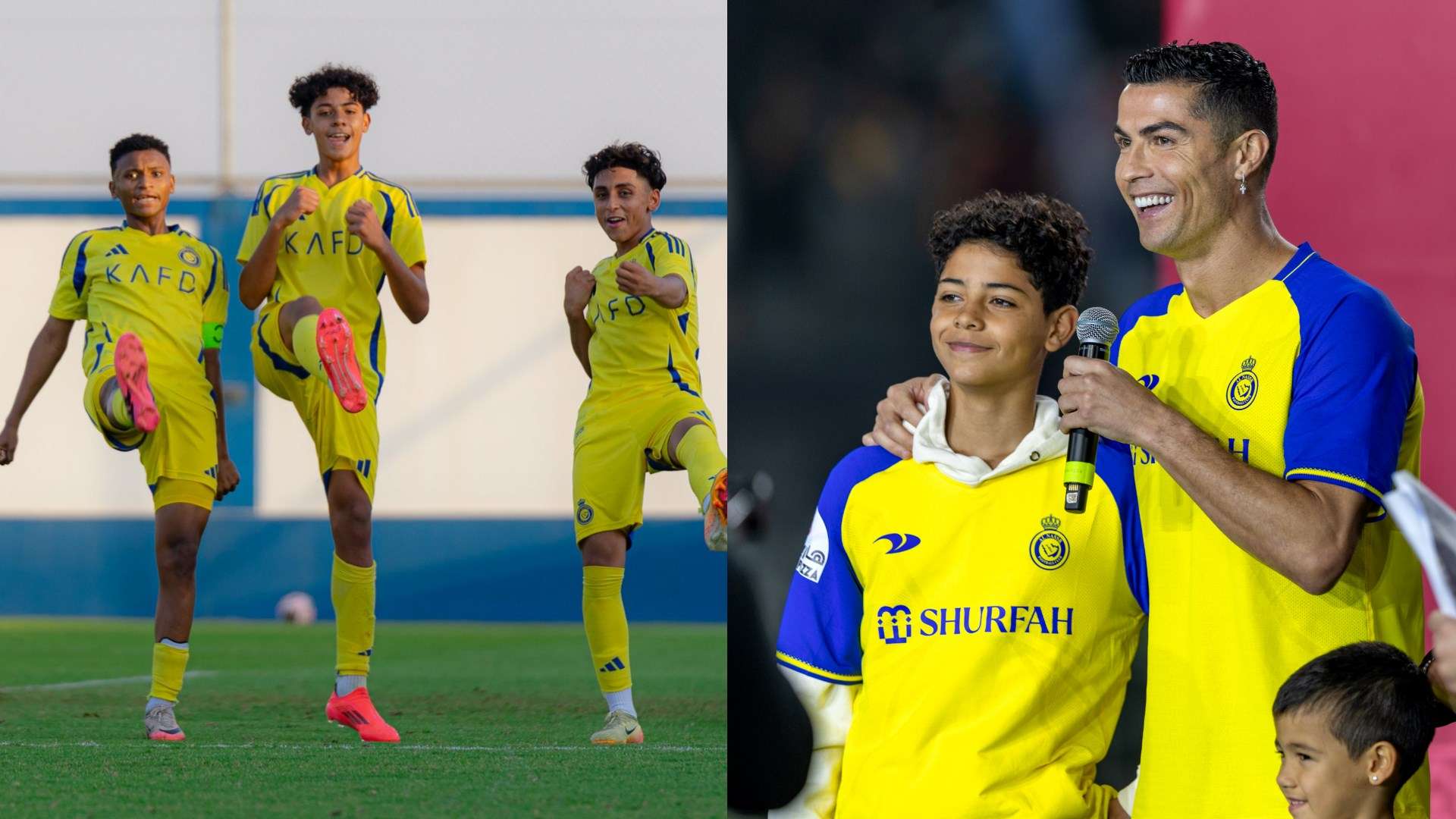 Cristiano Ronaldo Junior Nassr u15