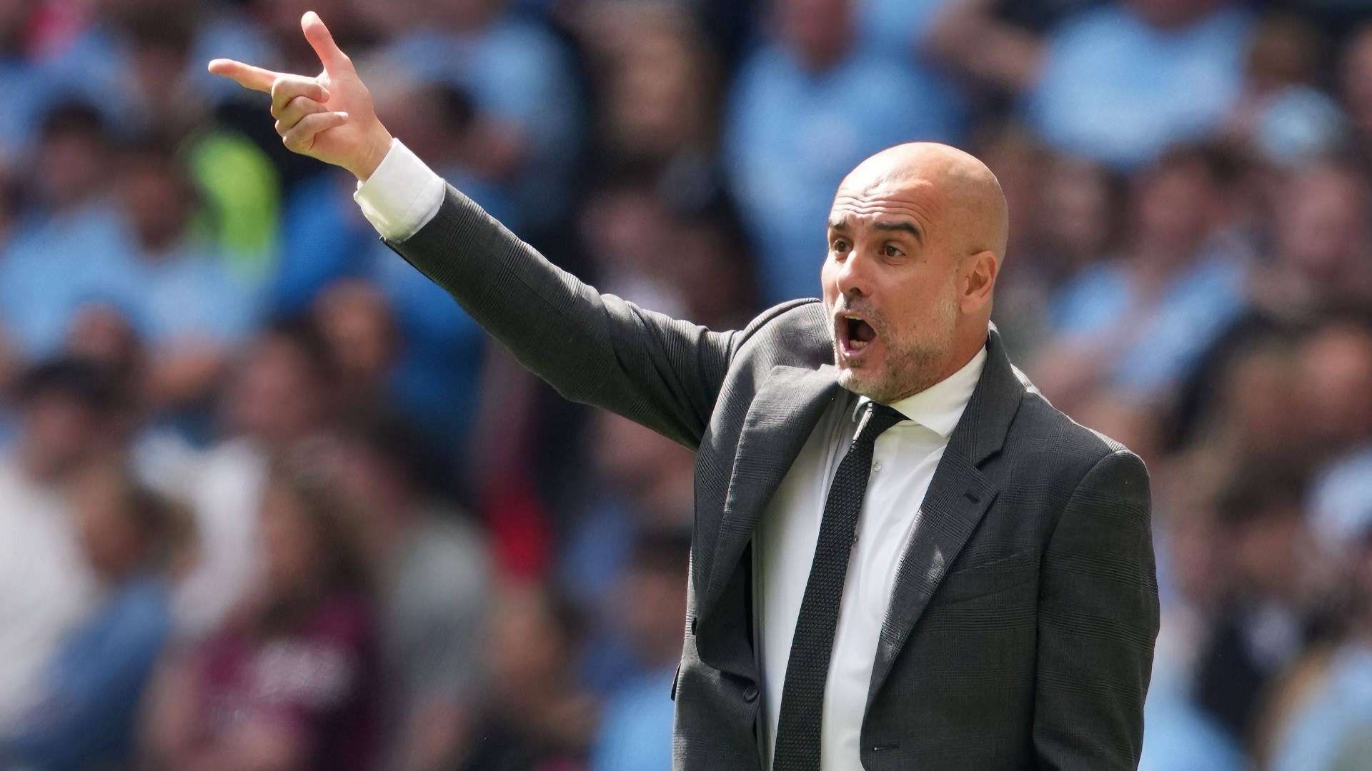 ONLY GERMANY Pep Guardiola Manchester City 2024