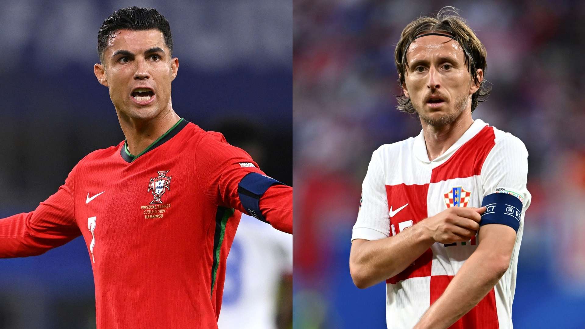 Cristiano Ronaldo Portugal Luka Modric Croatia