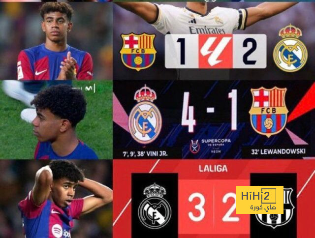 نتيجة مباراة برشلونة وريال مدريد اليوم